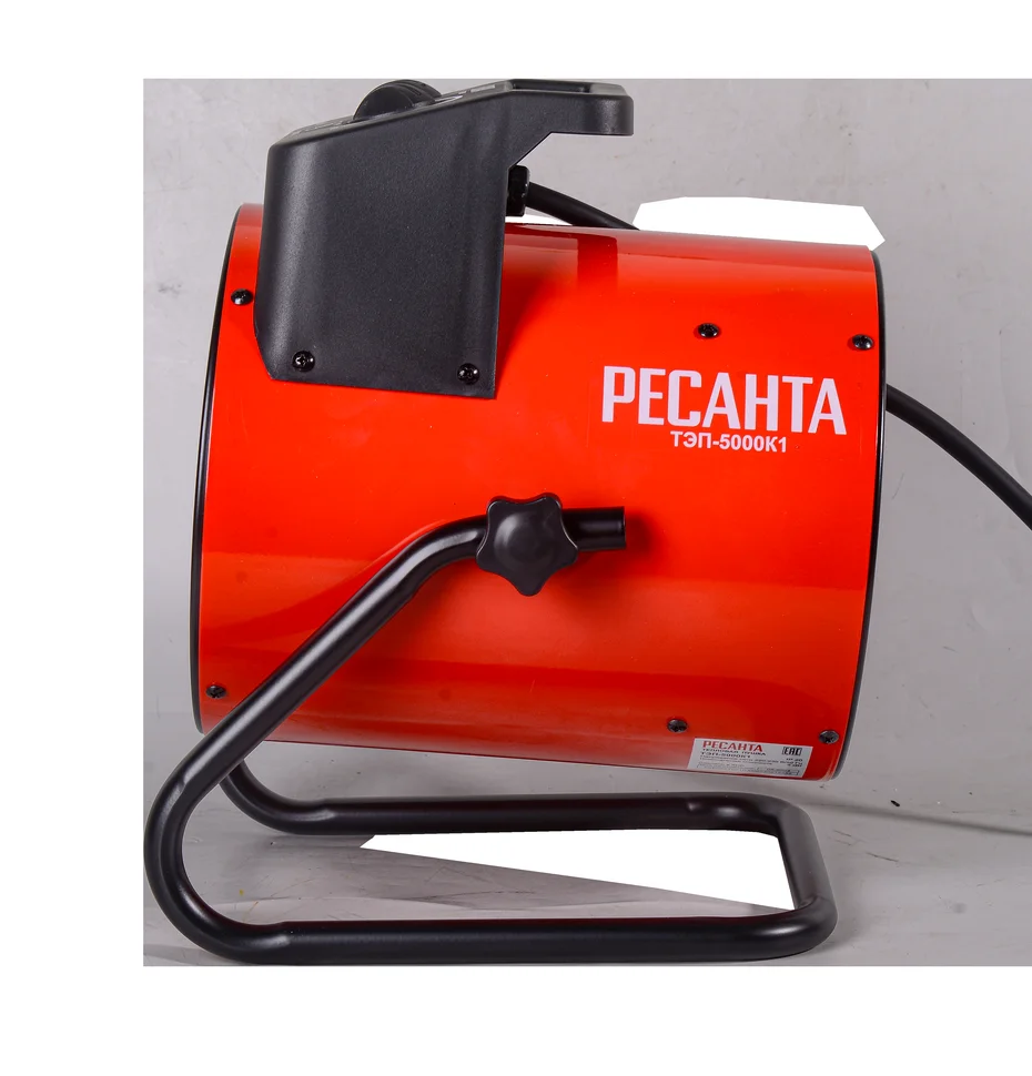 Тепловая пушка РЕСАНТА ТЭП-5000К1 220В ТЭН круглая — фото 3
