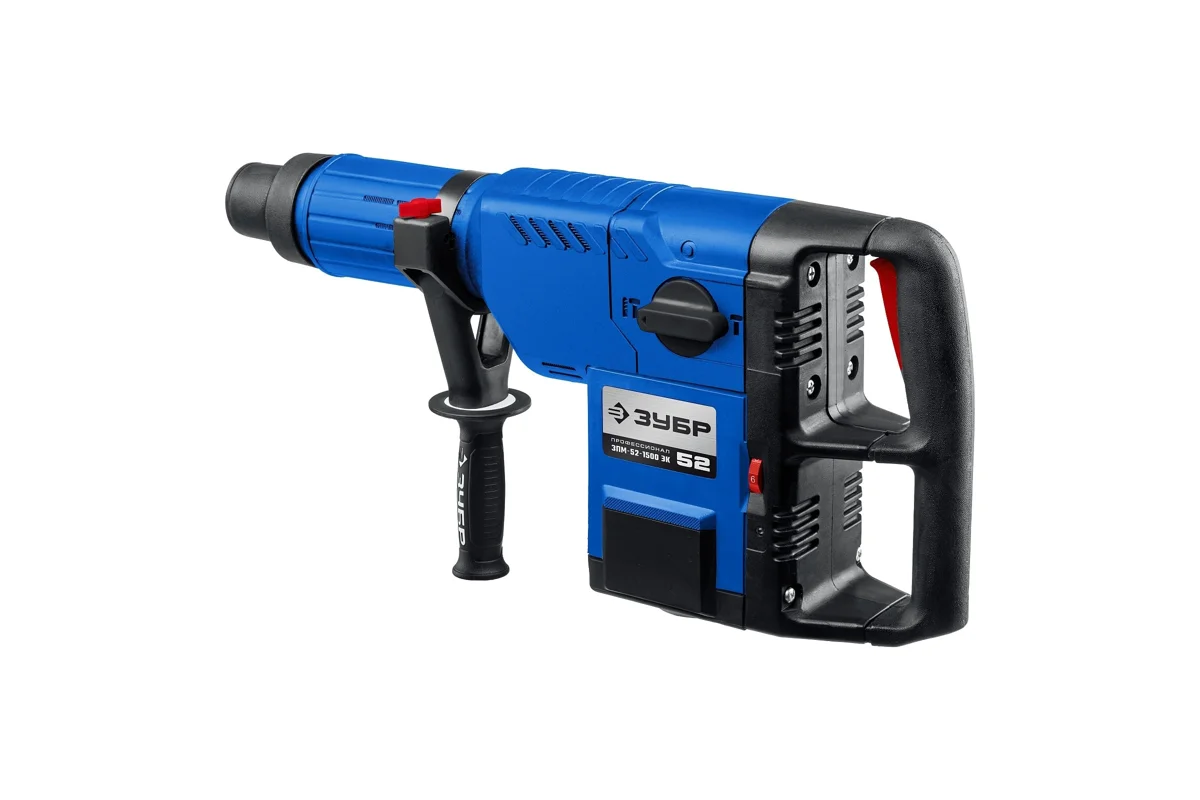 Перфоратор ЗУБР ЗПМ-52-1500 "ПРОФЕССИОНАЛ" SDS-Max, 18Дж, 12 кг, 1500Вт, кейс