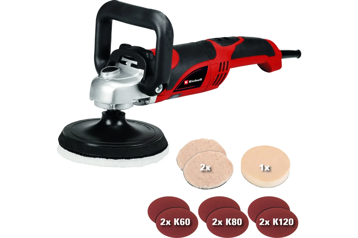 Шлифмашина полировальная Einhell CC-PO 1100/150 E, 1100Вт, 150мм